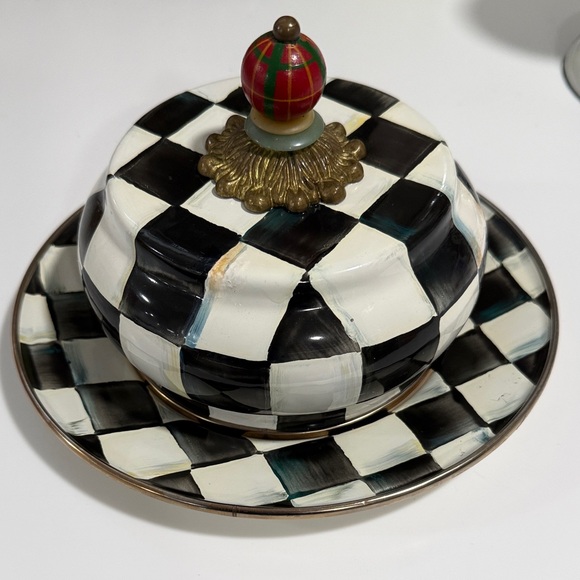 Other - Mackenzie Childs Courtly Check Butterhouse retired